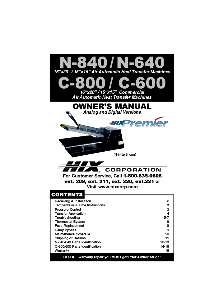 M101219 N840-640 & C800-600 Manual Icon